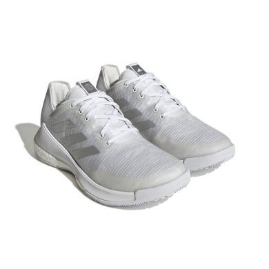 adidas Hallen-Indoorschuhe CrazyFlight weiss/silber Damen